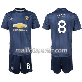Maillot de Foot Manchester United MATA 8 Enfant Troisieme 2018/19